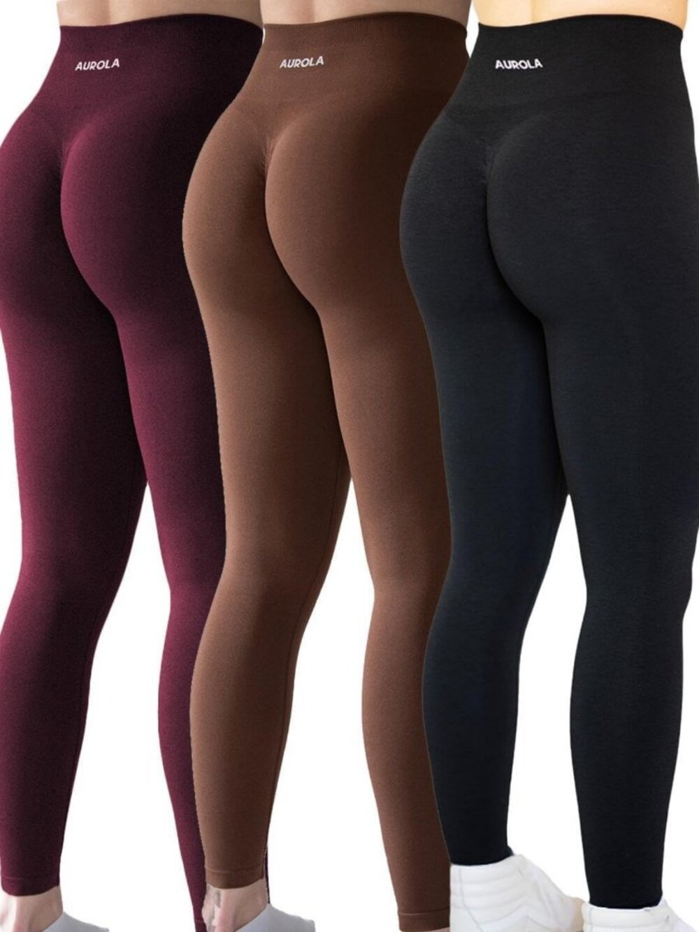 Seamless Scrunch Tights for Women | Tummy Control Workout Leggings | Yoga & Gym